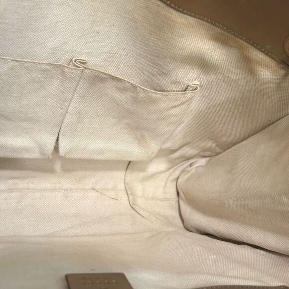 Gucci Metallic Gold Guccissima Leather Large Emily Chain Shoulder Bag - Picture 7 of 16